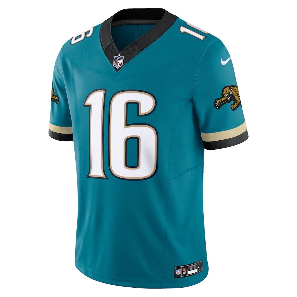 Trevor Lawrence Jacksonville Jaguars Nike Prowler Throwback Vapor F.U.S.E. Limited Jersey