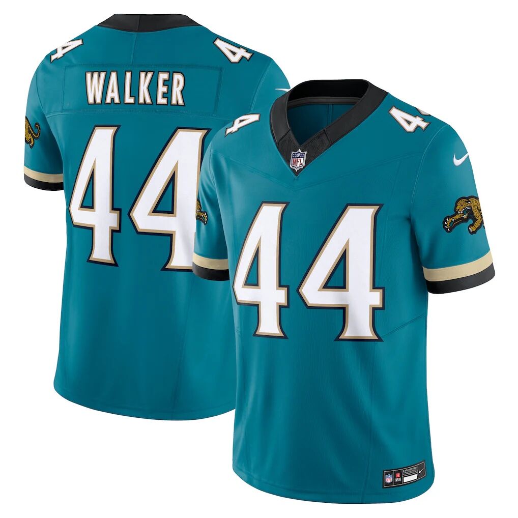 Travon Walker Jacksonville Jaguars Nike Prowler Throwback Vapor F.U.S.E. Limited Jersey