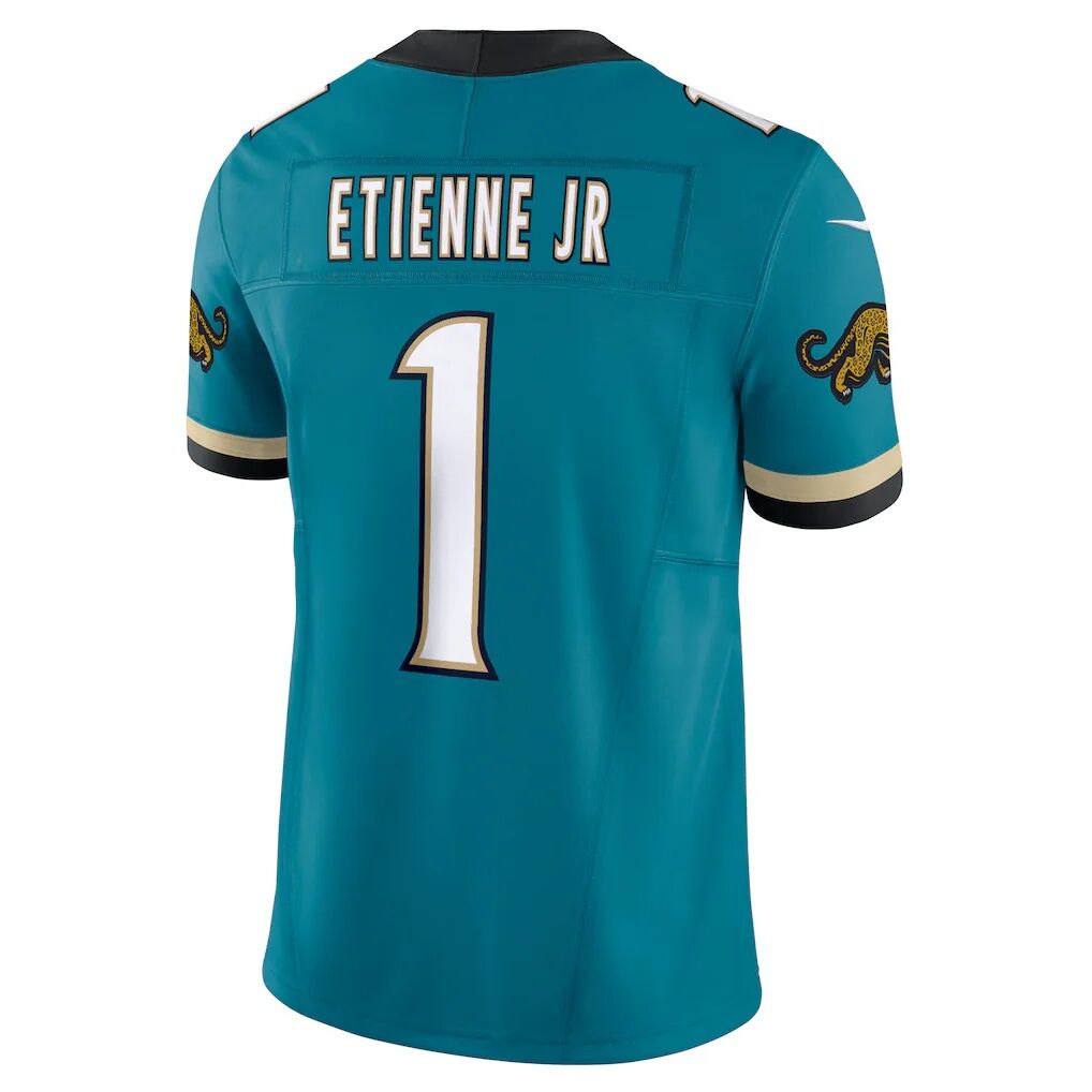 Travis Etienne Jacksonville Jaguars Nike Prowler Throwback Vapor F.U.S.E. Limited Jersey