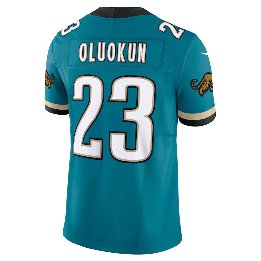 Foye Oluokun Jacksonville Jaguars Nike Prowler Throwback Vapor F.U.S.E. Limited Jersey