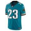 Foye Oluokun Jacksonville Jaguars Nike Prowler Throwback Vapor F.U.S.E. Limited Jersey - Teal - Side View