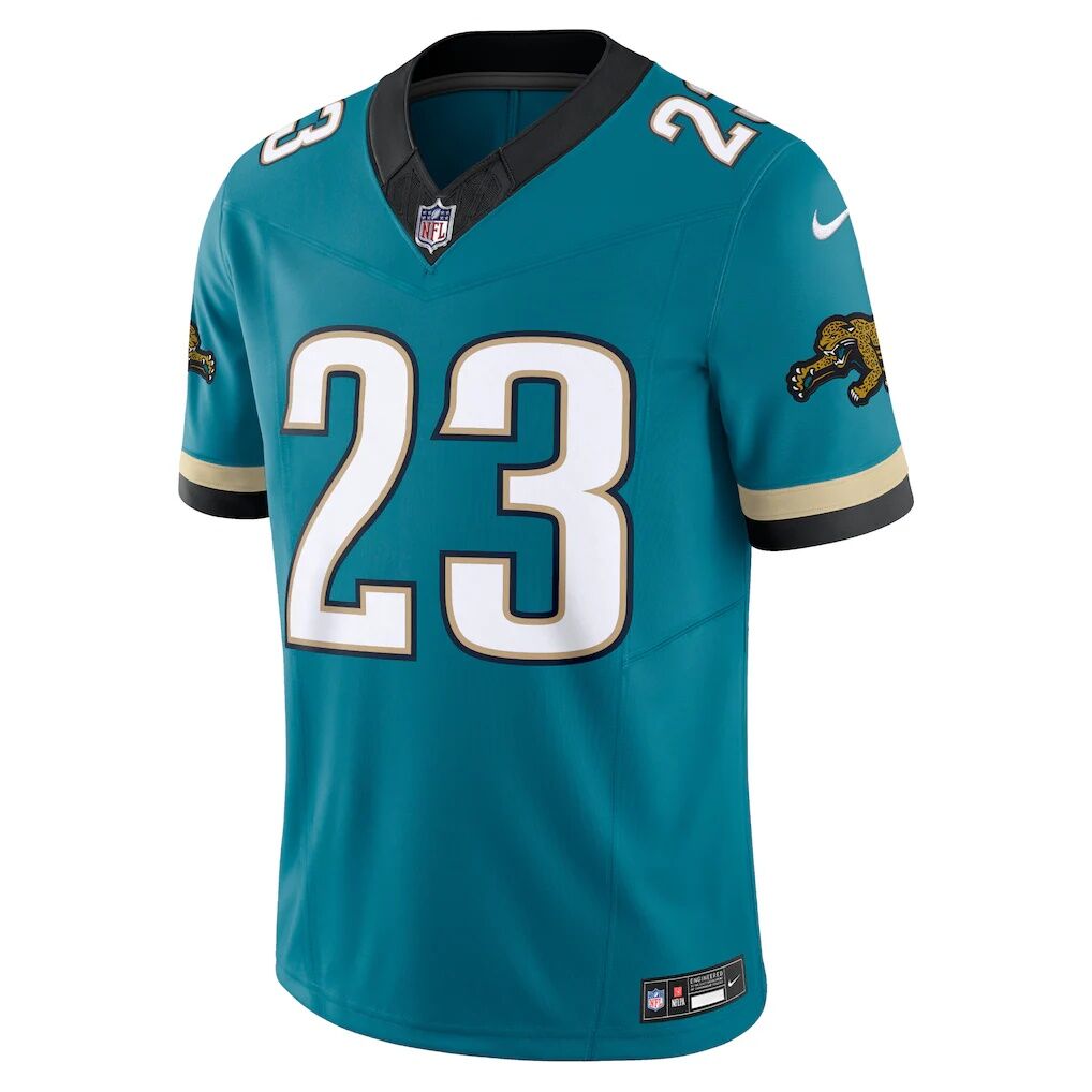 Foye Oluokun Jacksonville Jaguars Nike Prowler Throwback Vapor F.U.S.E. Limited Jersey