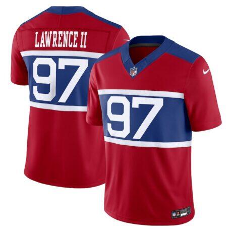 Dexter Lawrence II New York Giants Nike Alternate Vapor F.U.S.E. Limited Jersey - - Front View