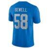 Penei Sewell Detroit Lions Nike Vapor F.U.S.E. Alternate Limited Jersey - Blue - Detail View