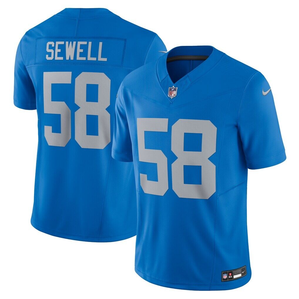 Penei Sewell Detroit Lions Nike Vapor F.U.S.E. Alternate Limited Jersey