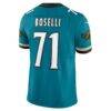 Tony Boselli Jacksonville Jaguars Nike Prowler Throwback Vapor F.U.S.E. Limited Retired Player Jersey - Teal - Detail View
