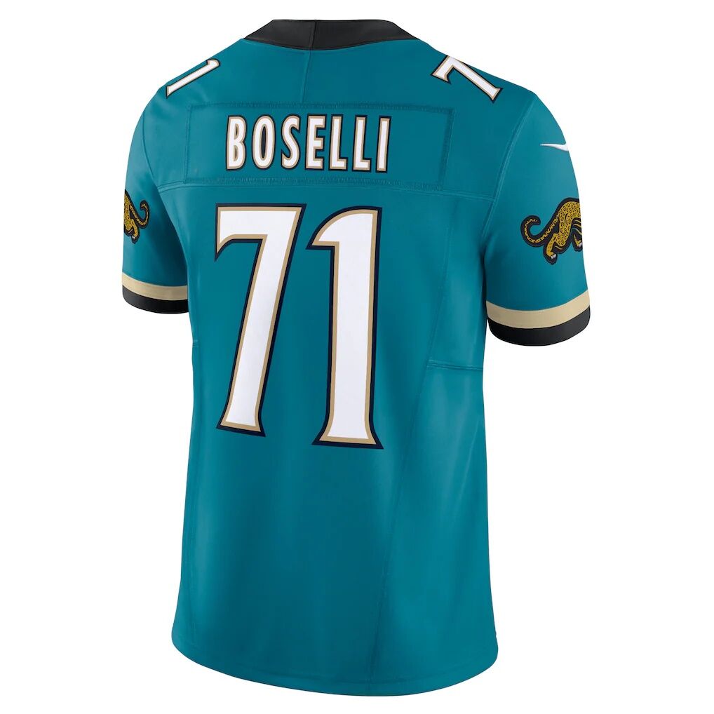 Tony Boselli Jacksonville Jaguars Nike Prowler Throwback Vapor F.U.S.E. Limited Retired Player Jersey