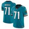 Tony Boselli Jacksonville Jaguars Nike Prowler Throwback Vapor F.U.S.E. Limited Retired Player Jersey - Teal - Front View