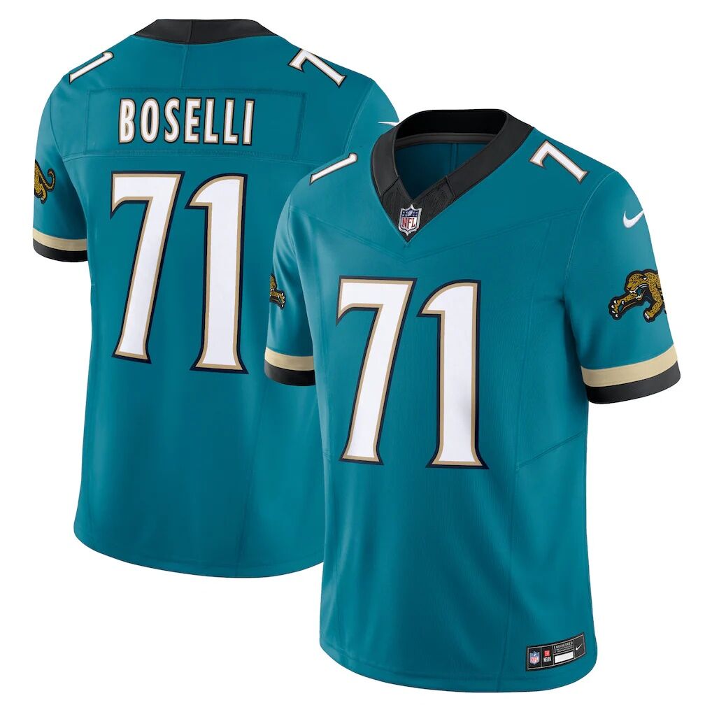Tony Boselli Jacksonville Jaguars Nike Prowler Throwback Vapor F.U.S.E. Limited Retired Player Jersey