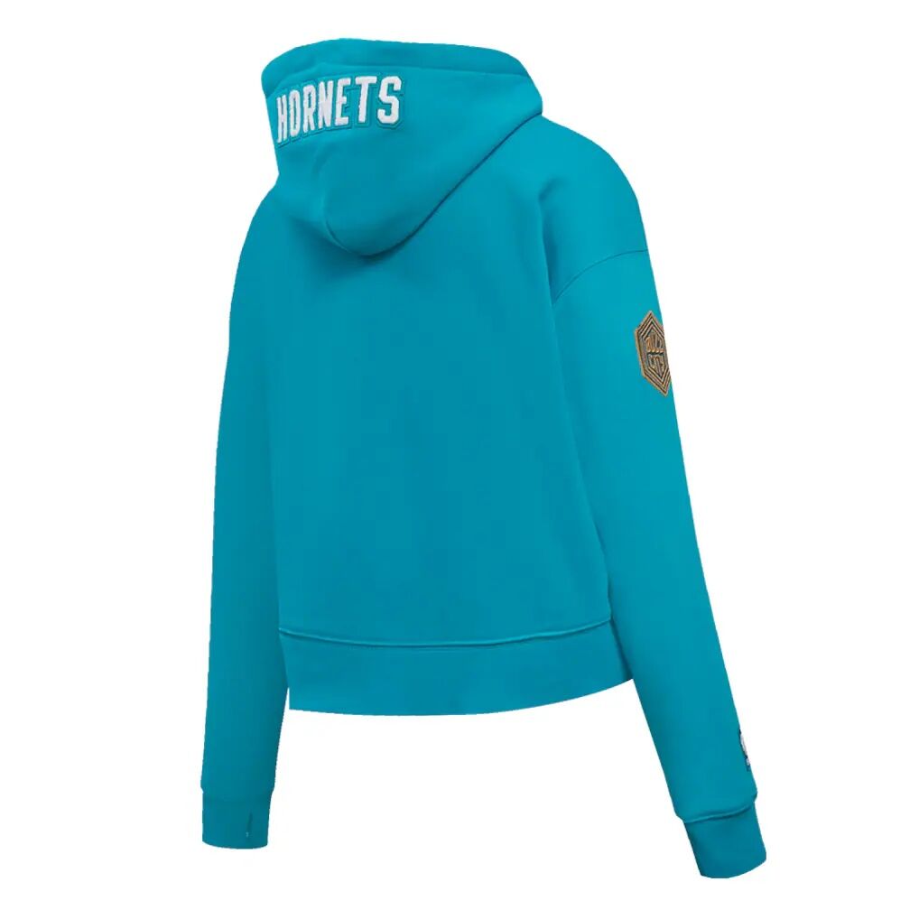 Charlotte Hornets Pro Standard Women’s 2023/24 City Edition Cropped Pullover Hoodie
