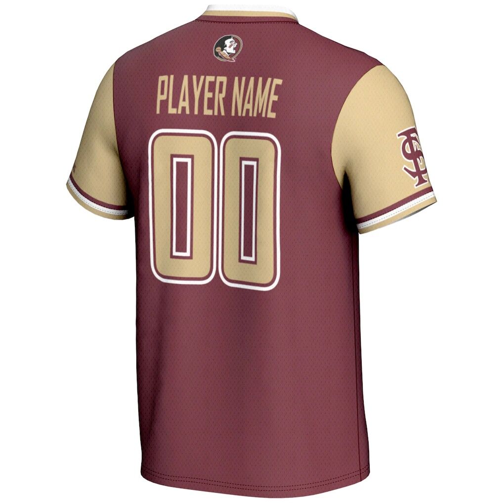 Florida State Seminoles GameDay Greats Youth  NIL Pick-A-Player Lightweight Softball Jersey - Garnet