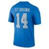 Amon-Ra St. Brown Detroit Lions Nike Legend Player Performance Top - Blue - Detail View