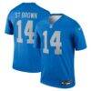 Amon-Ra St. Brown Detroit Lions Nike Legend Player Performance Top - Blue - Front View