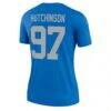 Aidan Hutchinson Detroit Lions Nike Women's Alternate Legend Player Performance Top - Blue - Detail View