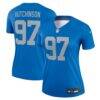 Aidan Hutchinson Detroit Lions Nike Women's Alternate Legend Player Performance Top - Blue - Front View