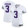 Jordan Addison Minnesota Vikings Nike Women's Alternate Legend Player Performance Top - White - Front View