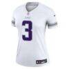 Jordan Addison Minnesota Vikings Nike Women's Alternate Legend Player Performance Top - White - Side View