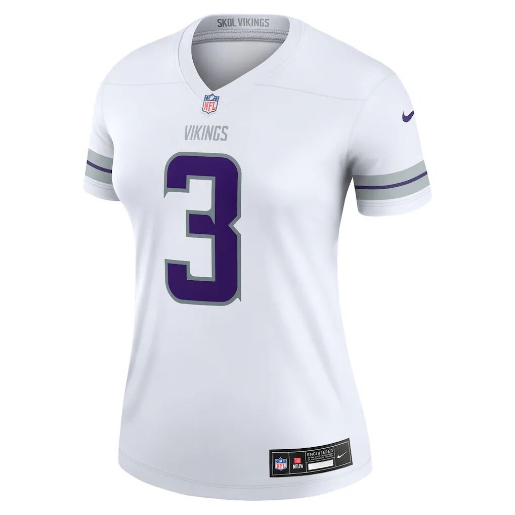 Jordan Addison Minnesota Vikings Nike Women's Alternate Legend Player Performance Top