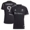 Sam Surridge Nashville SC adidas 2023 Man In Black Kit Authentic Player Jersey - Black - Front View