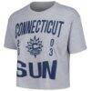 Connecticut Sun Stadium Essentials Women's City Year Cropped T-Shirt - - Side View