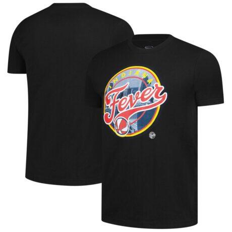 Indiana Fever Stadium Essentials Unisex WNBA City View T-Shirt - Black - Front View