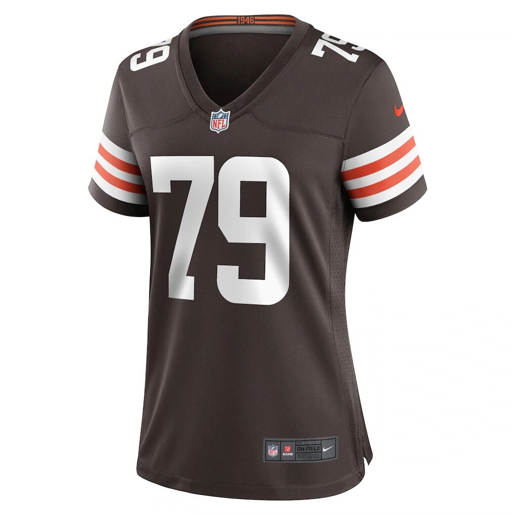 Dawand Jones Cleveland Browns Nike Women's Team Game Jersey