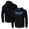 Golden State Warriors Stadium Essentials Baseline Pullover Hoodie - Black - Front View