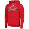 Chicago Bulls Stadium Essentials Monument Pullover Hoodie - Red - Side View