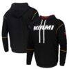 Miami Heat Stadium Essentials Monument Pullover Hoodie - Black - Front View