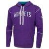 Charlotte Hornets Stadium Essentials Monument Pullover Hoodie - Purple - Side View
