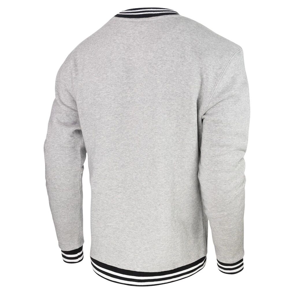 Charlotte Hornets Stadium Essentials Club Level Pullover Sweatshirt – Heather Gray