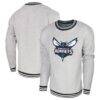 Charlotte Hornets Stadium Essentials Club Level Pullover Sweatshirt - - Front View