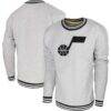 Utah Jazz Stadium Essentials Club Level Pullover Sweatshirt - - Front View