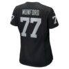 Thayer Munford Jr. Las Vegas Raiders Nike Women's Team Game Jersey - Black - Detail View