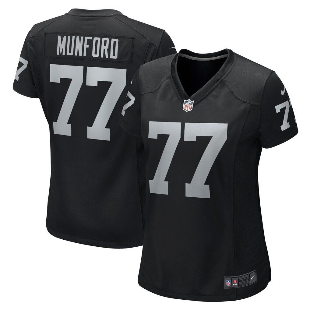 Thayer Munford Jr. Las Vegas Raiders Nike Women's Team Game Jersey
