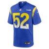 Larrell Murchison Los Angeles Rams Nike Team Game Jersey - - Side View