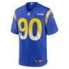 Earnest Brown IV Los Angeles Rams Nike Team Game Jersey - - Side View