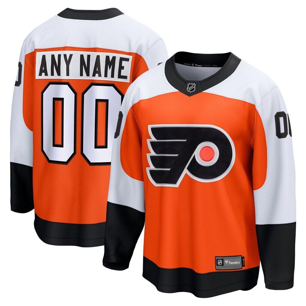 Philadelphia Flyers Fashion7 Home Breakaway Custom Jersey