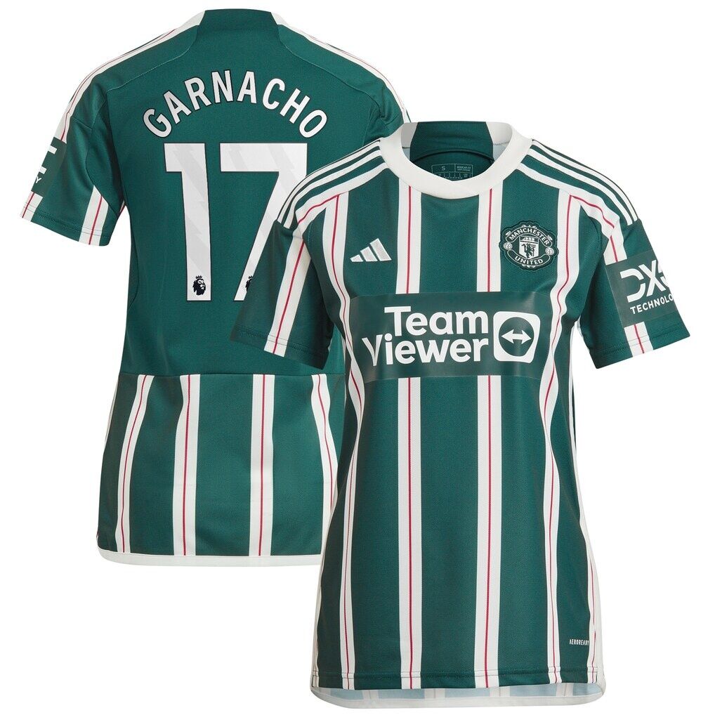 Alejandro Garnacho Manchester United adidas Women's 2023/24 Away Replica Player Jersey