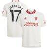 Alejandro Garnacho Manchester United adidas Youth 2023/24 Third Replica Player Jersey - White - Front View
