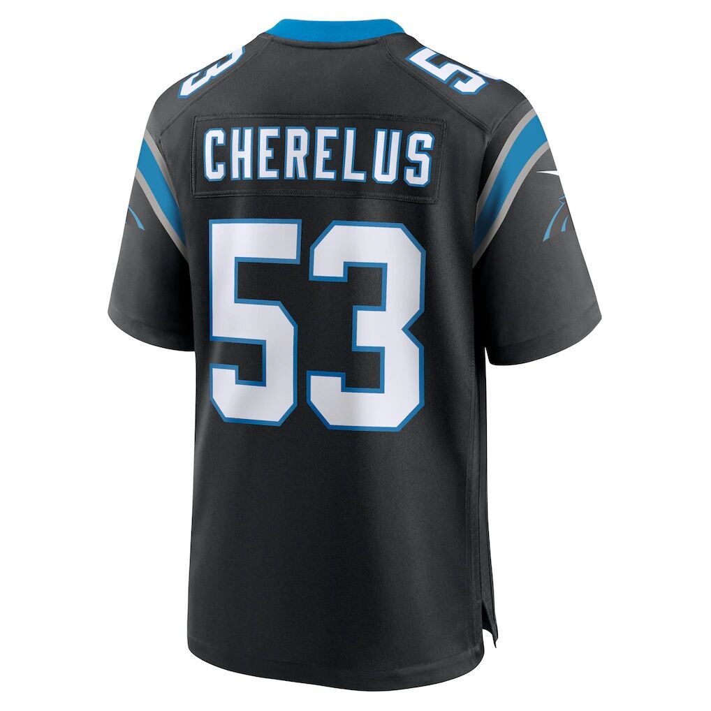 Claudin Cherelus Carolina Panthers Nike Team Game Jersey