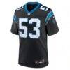 Claudin Cherelus Carolina Panthers Nike Team Game Jersey - Black - Side View
