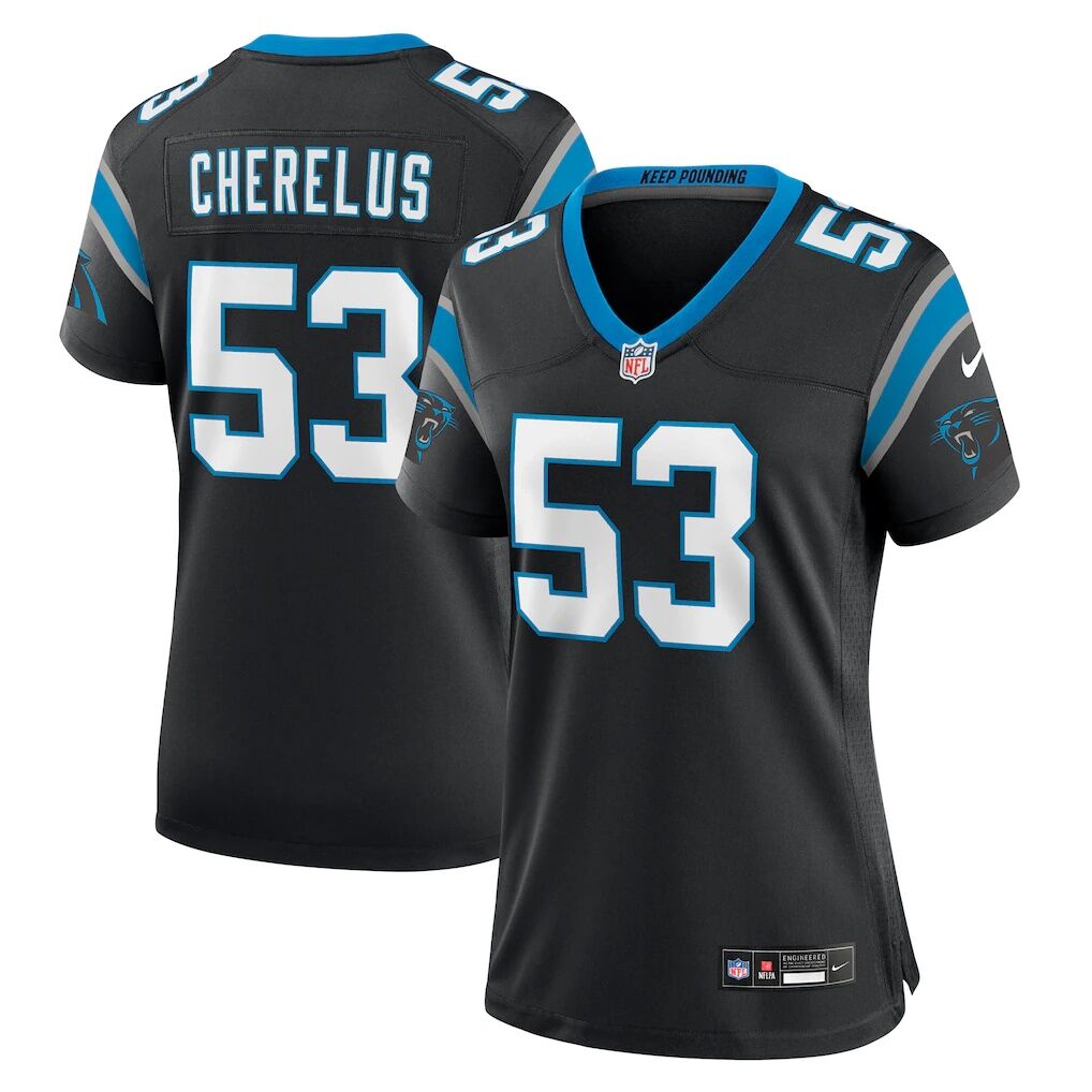 Claudin Cherelus Carolina Panthers Nike Women's Team Game Jersey