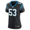 Claudin Cherelus Carolina Panthers Nike Women's Team Game Jersey - Black - Side View