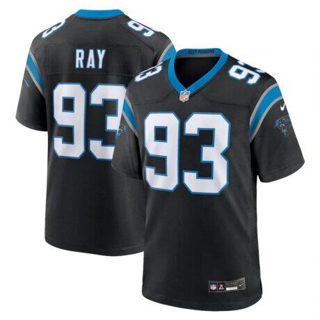 LaBryan Ray Carolina Panthers Nike Team Game Jersey - Black - Front View