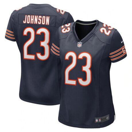 Roschon Johnson Chicago Bears Nike Women's Team Game Jersey - Navy - Front View