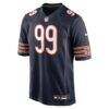 Gervon Dexter Sr Chicago Bears Nike Team Game Jersey - Navy - Side View