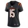 Charlie Jones Cincinnati Bengals Nike Women's Team Game Jersey - Black - Side View