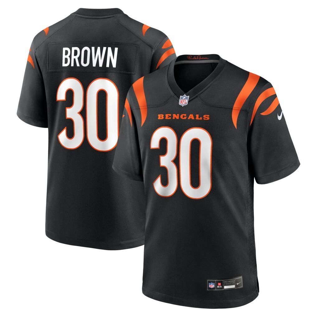 Chase Brown Cincinnati Bengals Nike Team Game Jersey