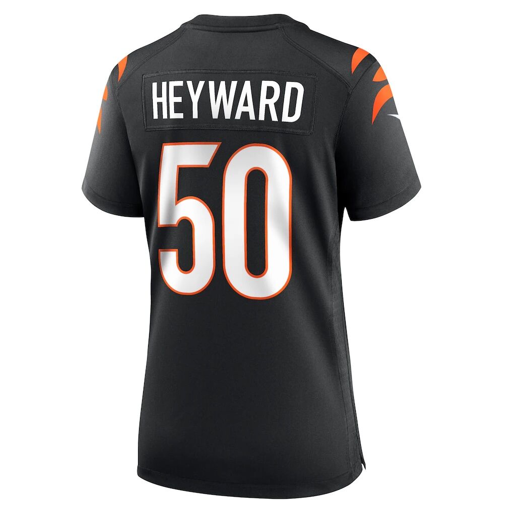 Shaka Heyward Cincinnati Bengals Nike Women's Team Game Jersey